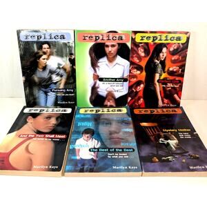 Lot of 6 REPLICA YA Sci-Fi Books Series by Marilyn Kaye volumes 2-4,6-8 PB